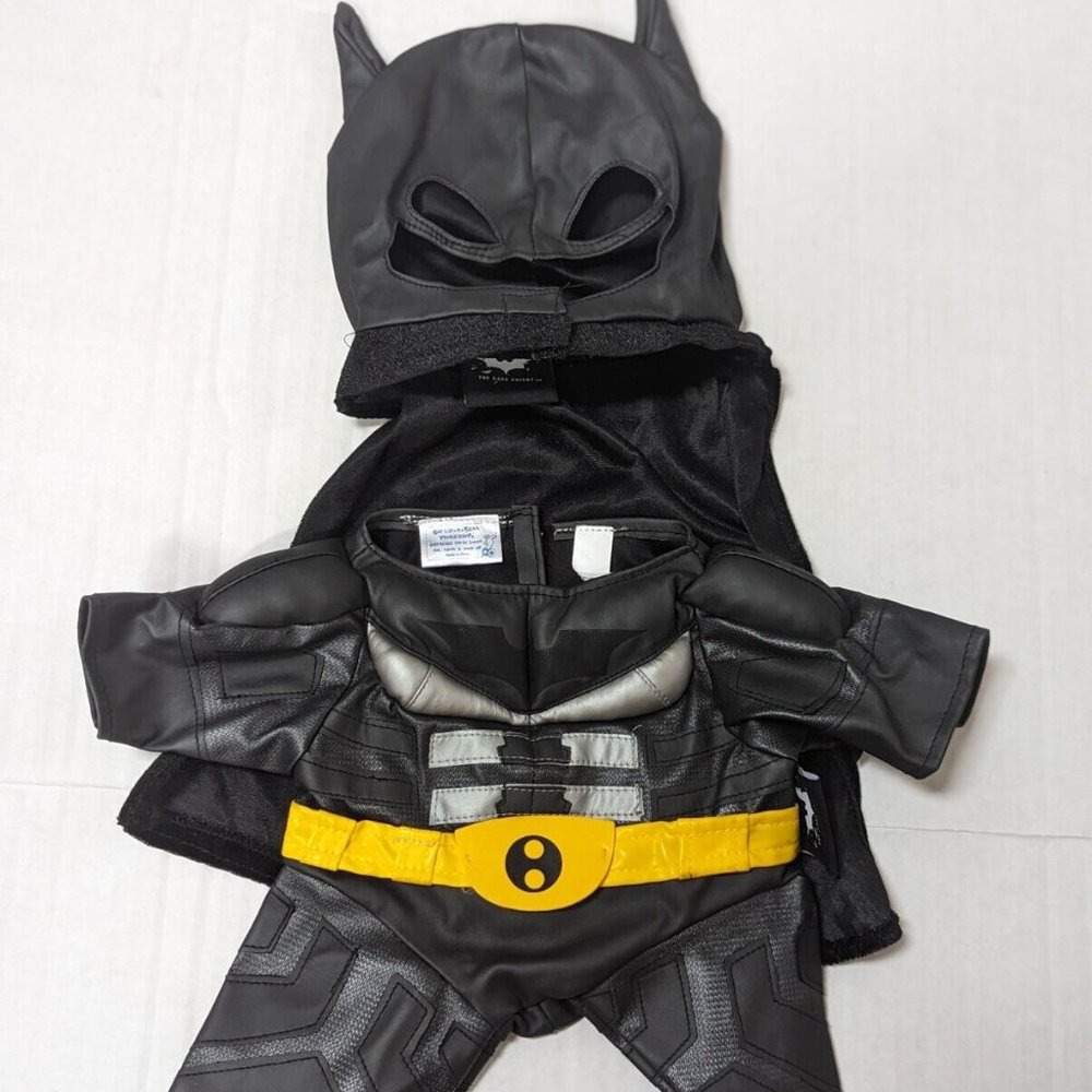Build A Bear Workshop BAB DC Comic BATMAN Costume Mask Cap